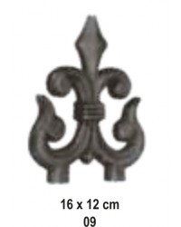Ponta de Lança Flor de Liz Nº 09 - Cod.: 0261 